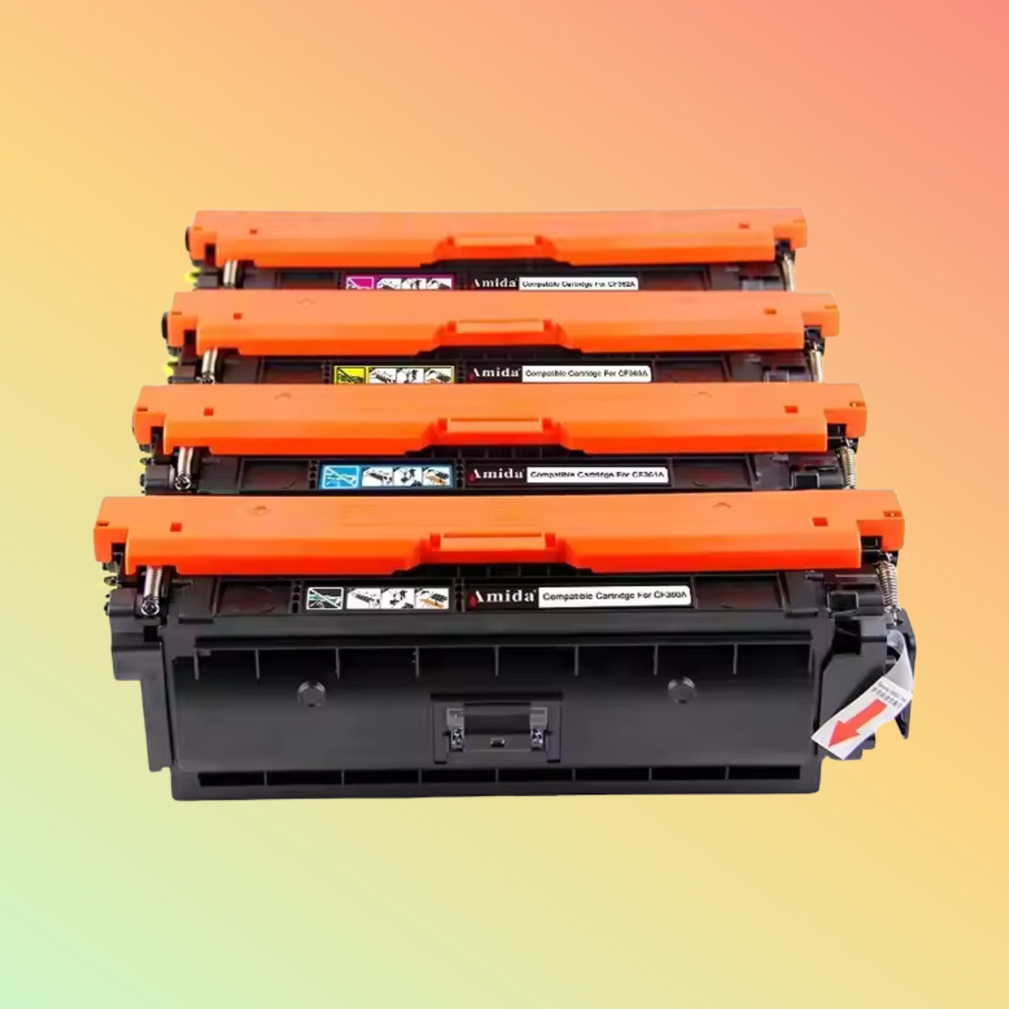 Amida Toner CF360A CF361A CF362A CF363A Cartridge Compatible for HP Printer Toner Cartridges