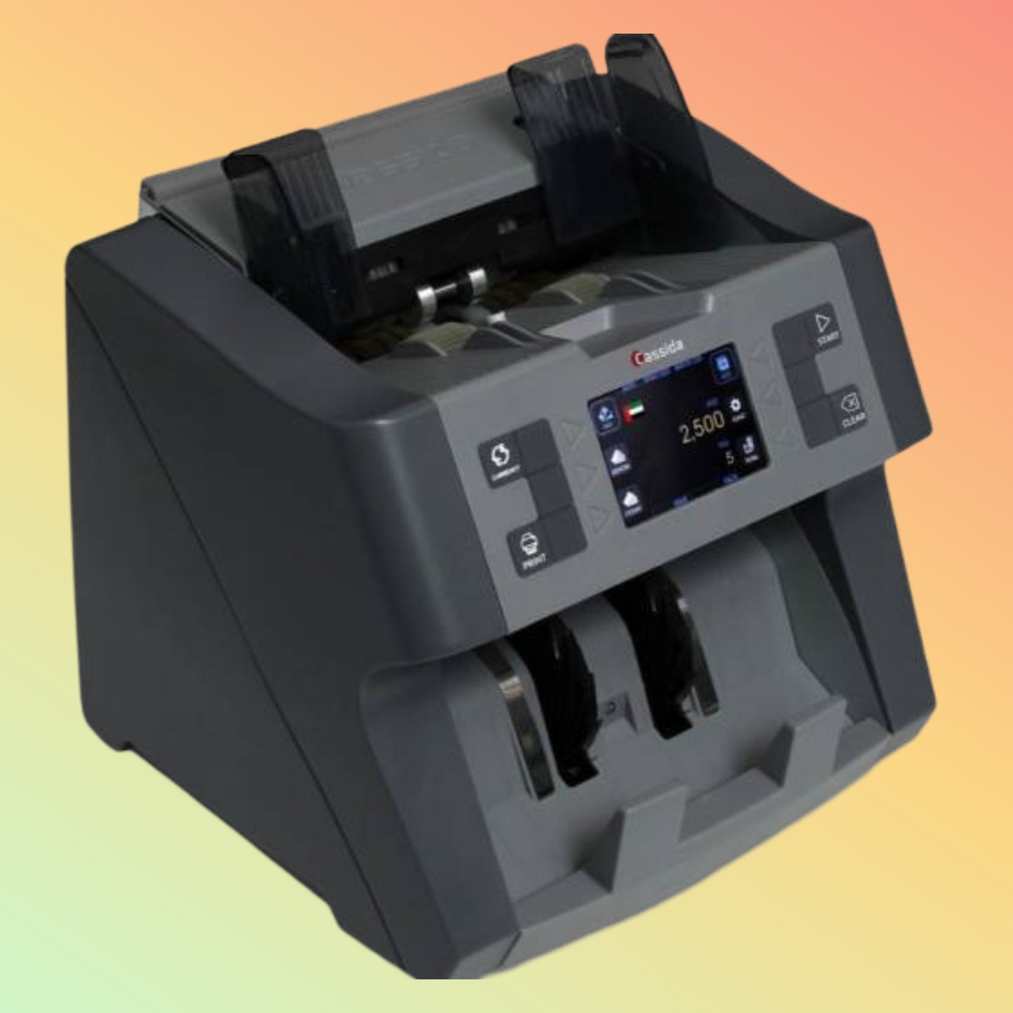 Cassida Xpecto 10- Currency Mix Value Counter with Dual CIS