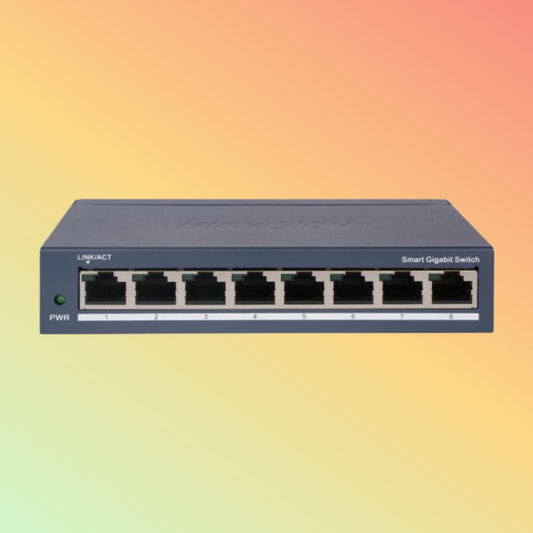 Hikvision DS-3E1508-EI(O-STD) 8 Port Gigabit Smart Switch