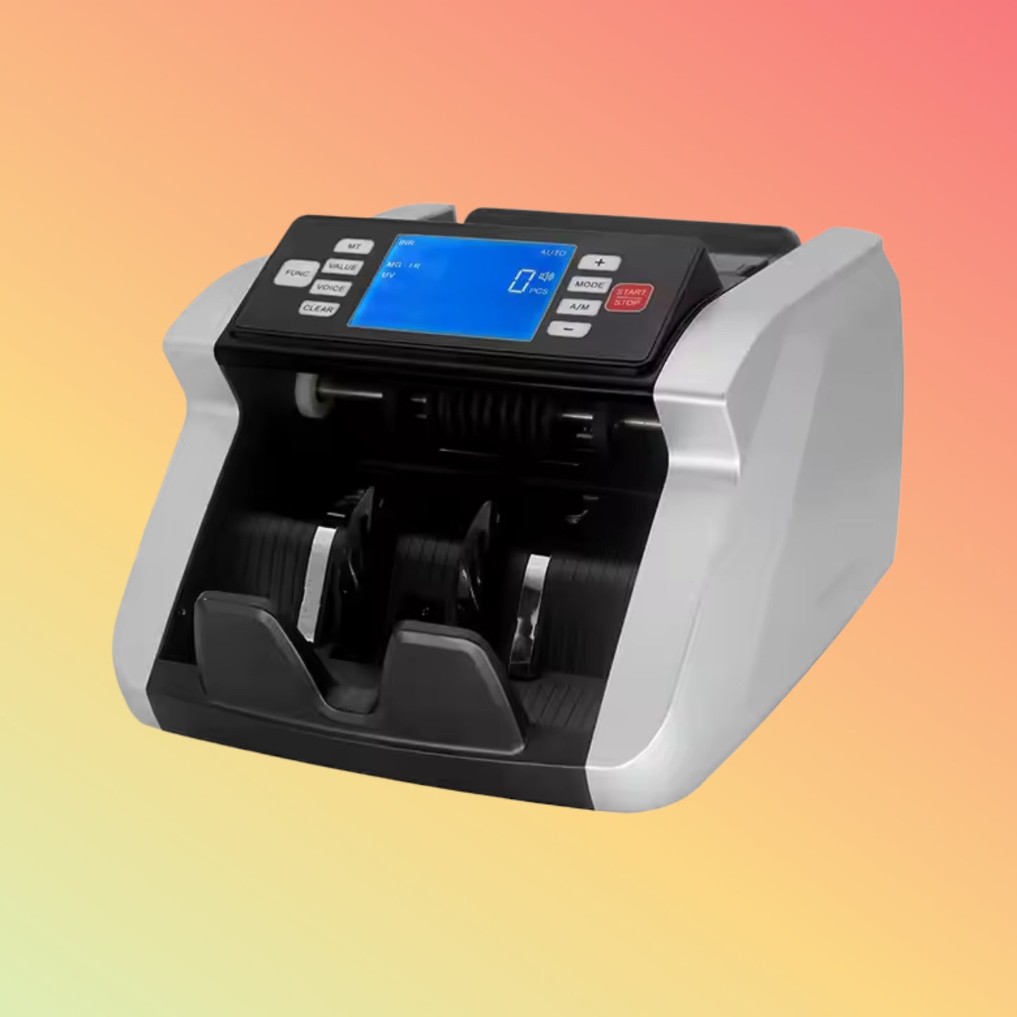 UN-15 Paper Money Counting Machine Plastic Money Canada Usa Currency Money Counter