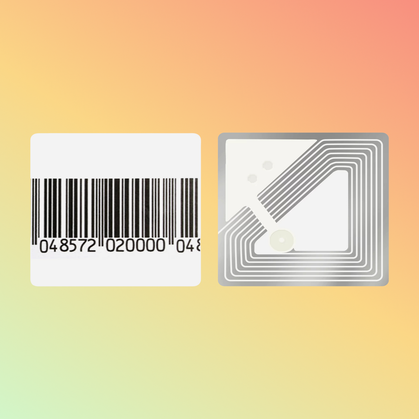 Epowsens RF2528 Adhesive retail security anti shoplifting rf label