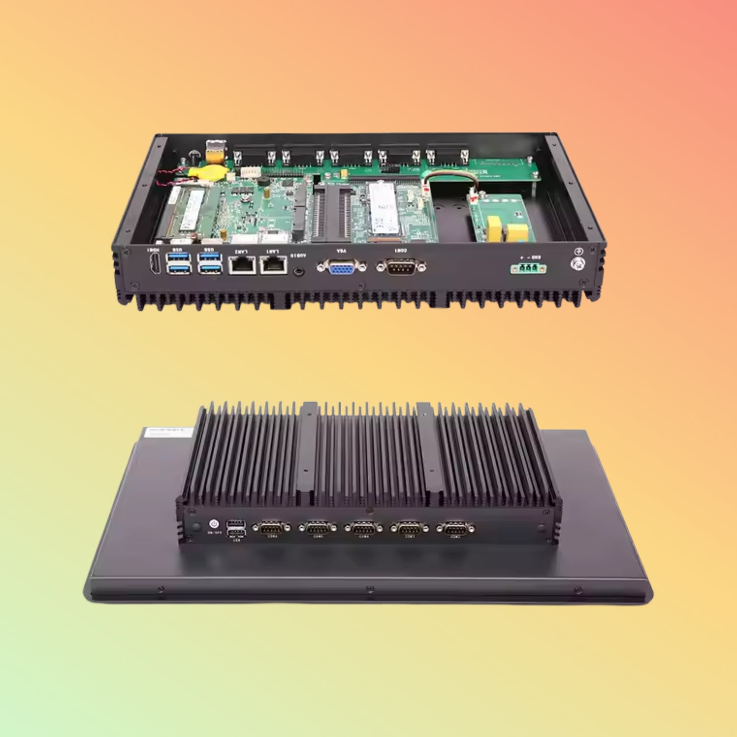 Industrial Panel Pc Touch Screen Industrial Waterproof Panel Pc J1900 All in 1 Computer Touch Panel Pc With COM