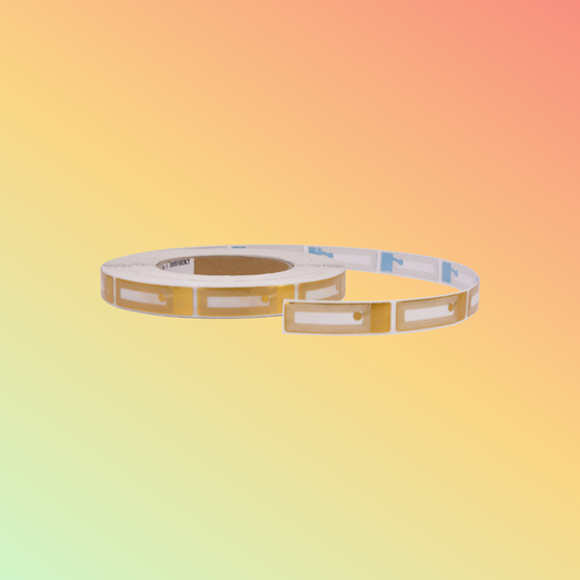 Epowsens RF1552 - Customizable EAS RF Label, Transparent White for Cosmetic Security