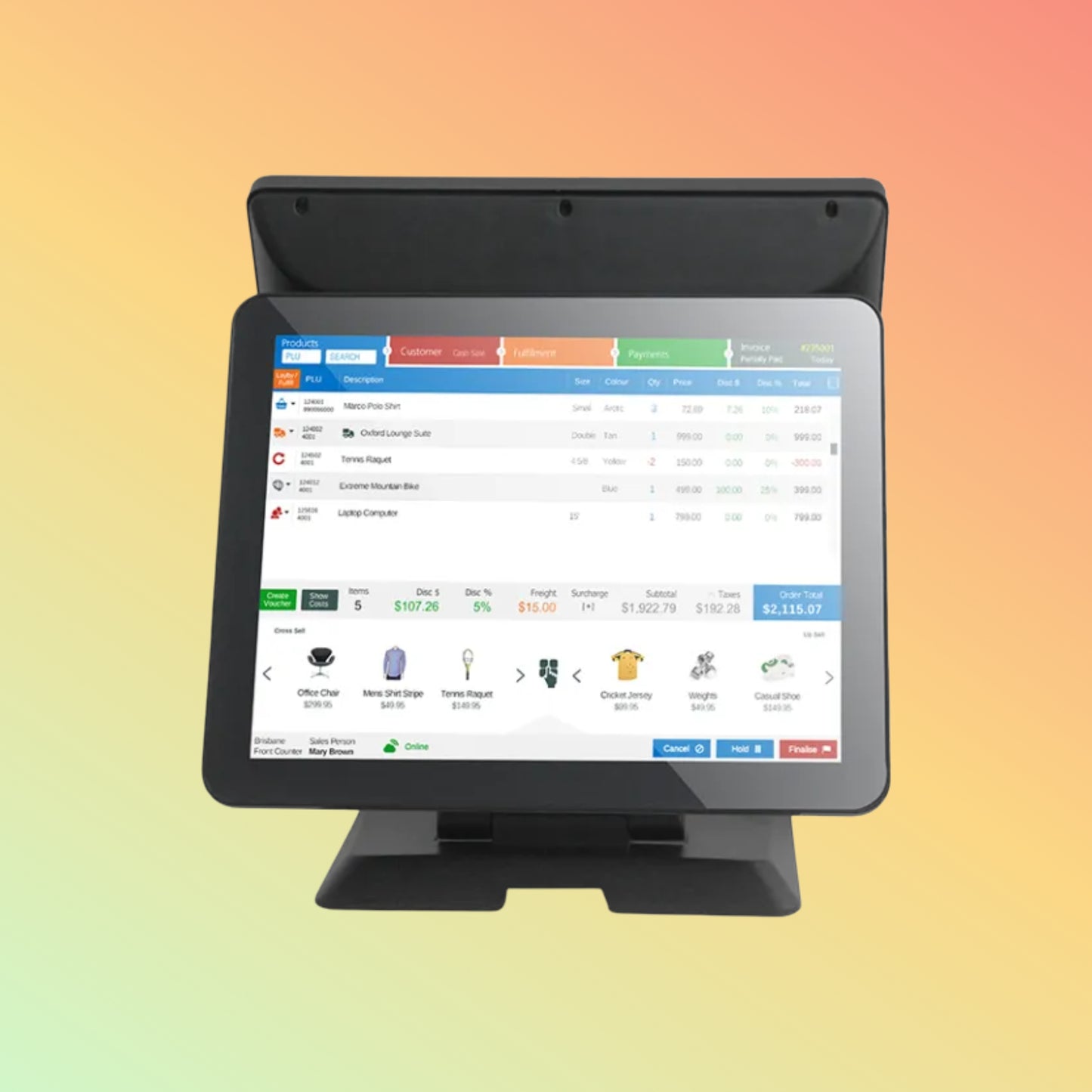CARAVPOS - Pos System Caja Registradora Automatic Touch Screen Table Electronic Machine Buy A Used Cash Register Pos System