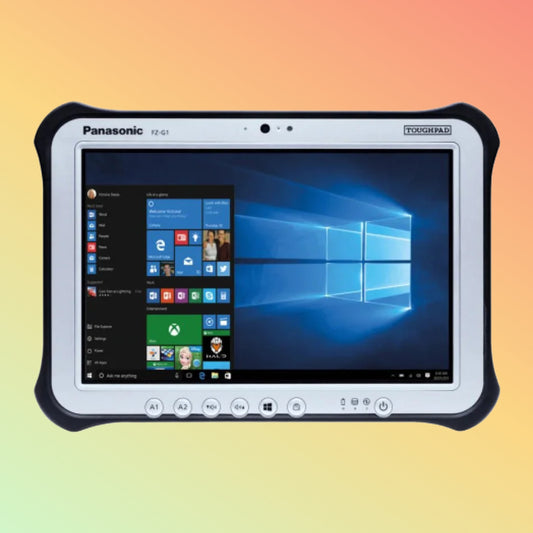 Panasonic Toughbook FZ-G1, MK5, 10.1" Touch, Intel I5-7300U, 8GB|256GB SSD, Windows 10 Pro/ 11 Pro