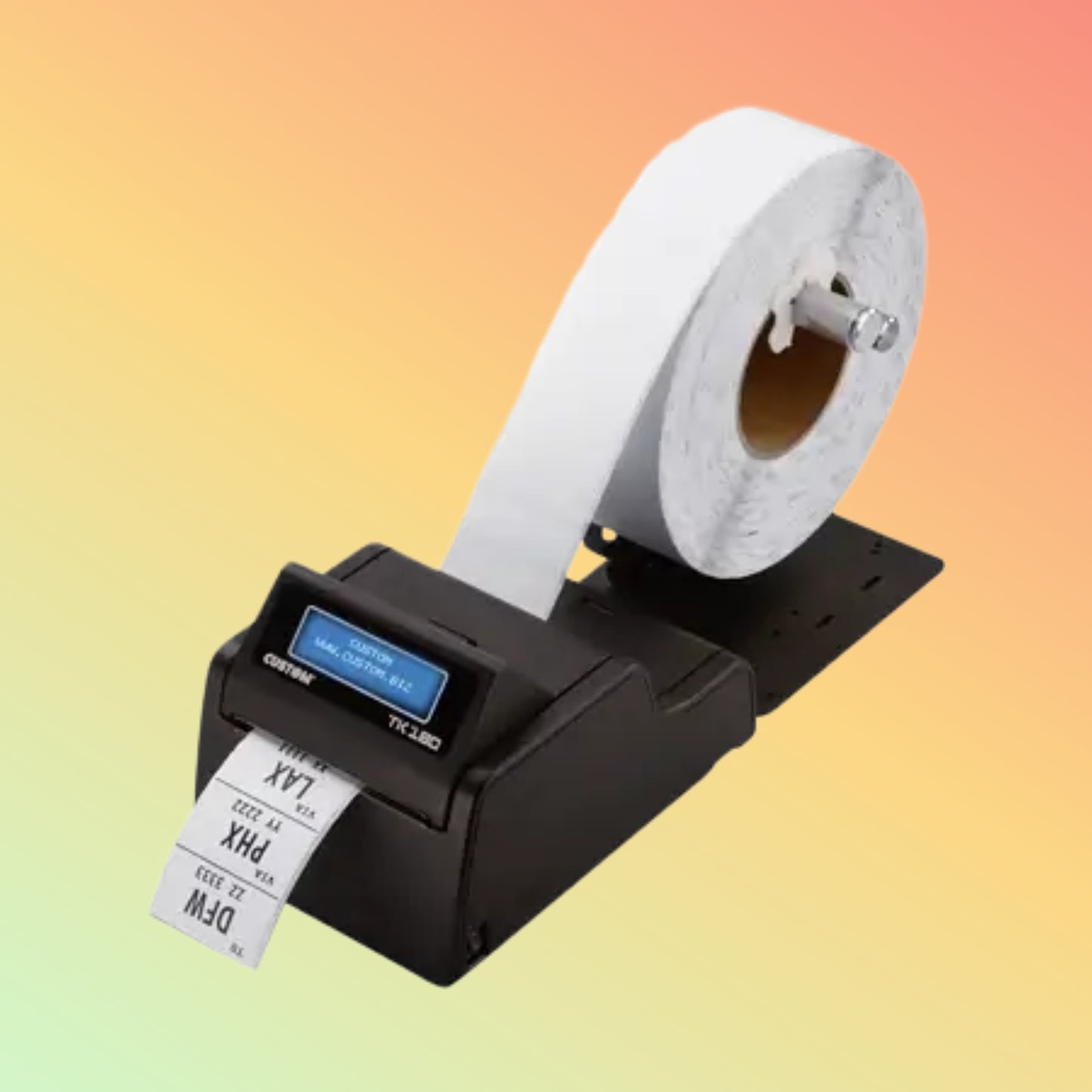 Custom TK202III Metal Boarding Pass & Baggage Tag Printer