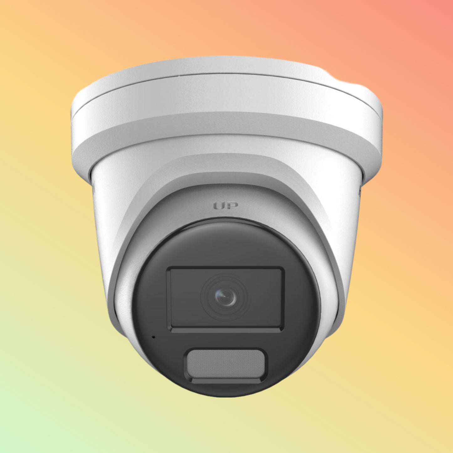 Hikvision DS-2CD2347G2-LSU/SL 4 MP ColorVu Strobe Light and Audible Warning Fixed Turret Network Camera