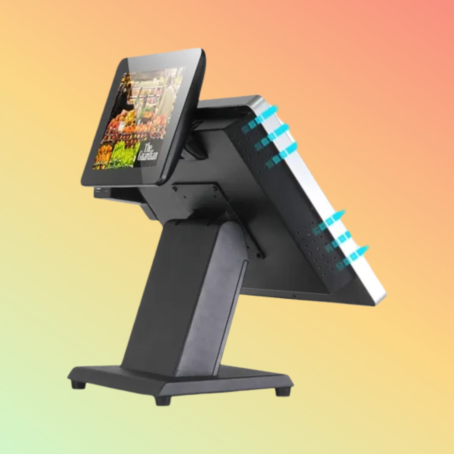 CARAVPOS - Dual Touch Screen All In One Pos Kasse 15+8 Dual Offline Pos System Pos System