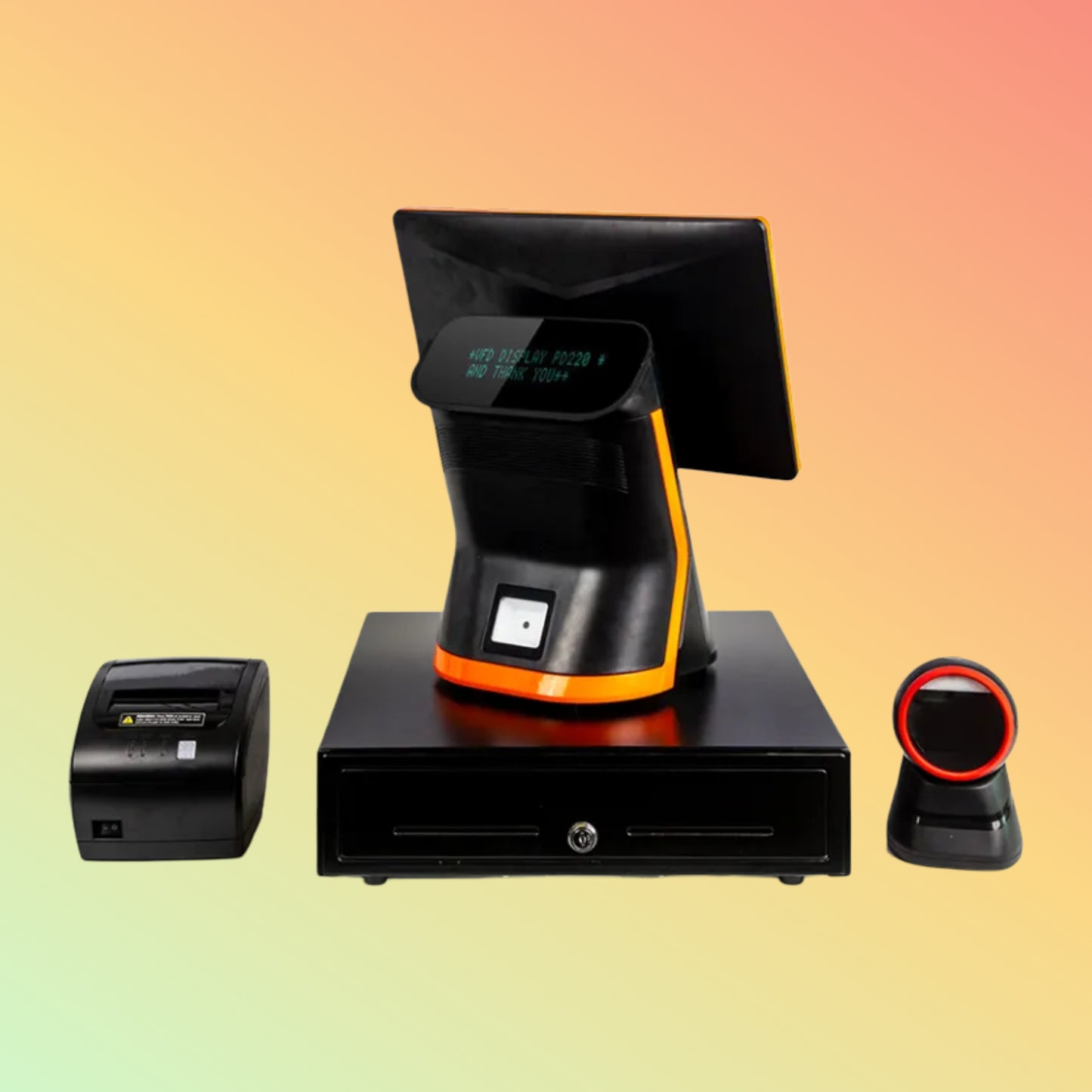 CARAVPOS - Android Windows Smart 6 Digit Pin Device Terminal All-In-One Hardware Computer Restaurant Pos System Pos System