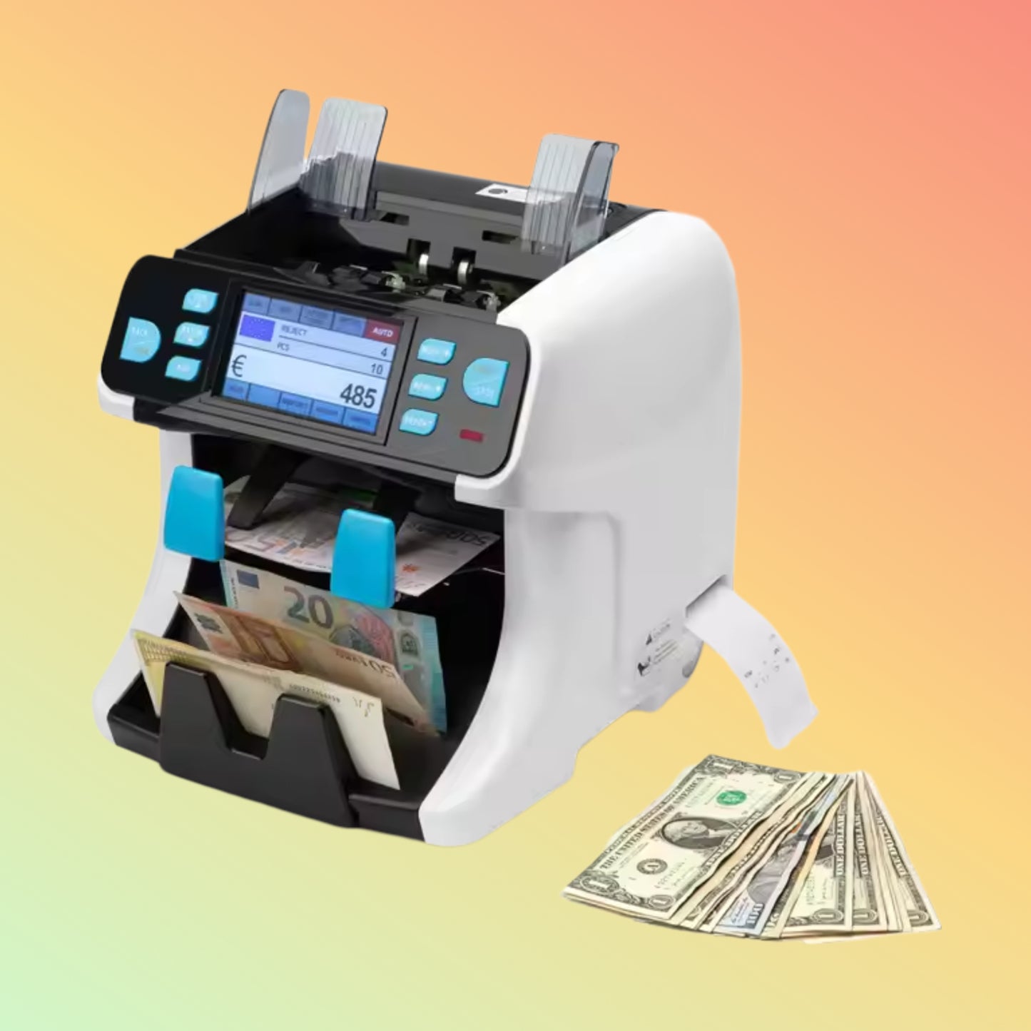 Banknotes Bills Money Cash Bill Counter Sorting Machine SH-208C