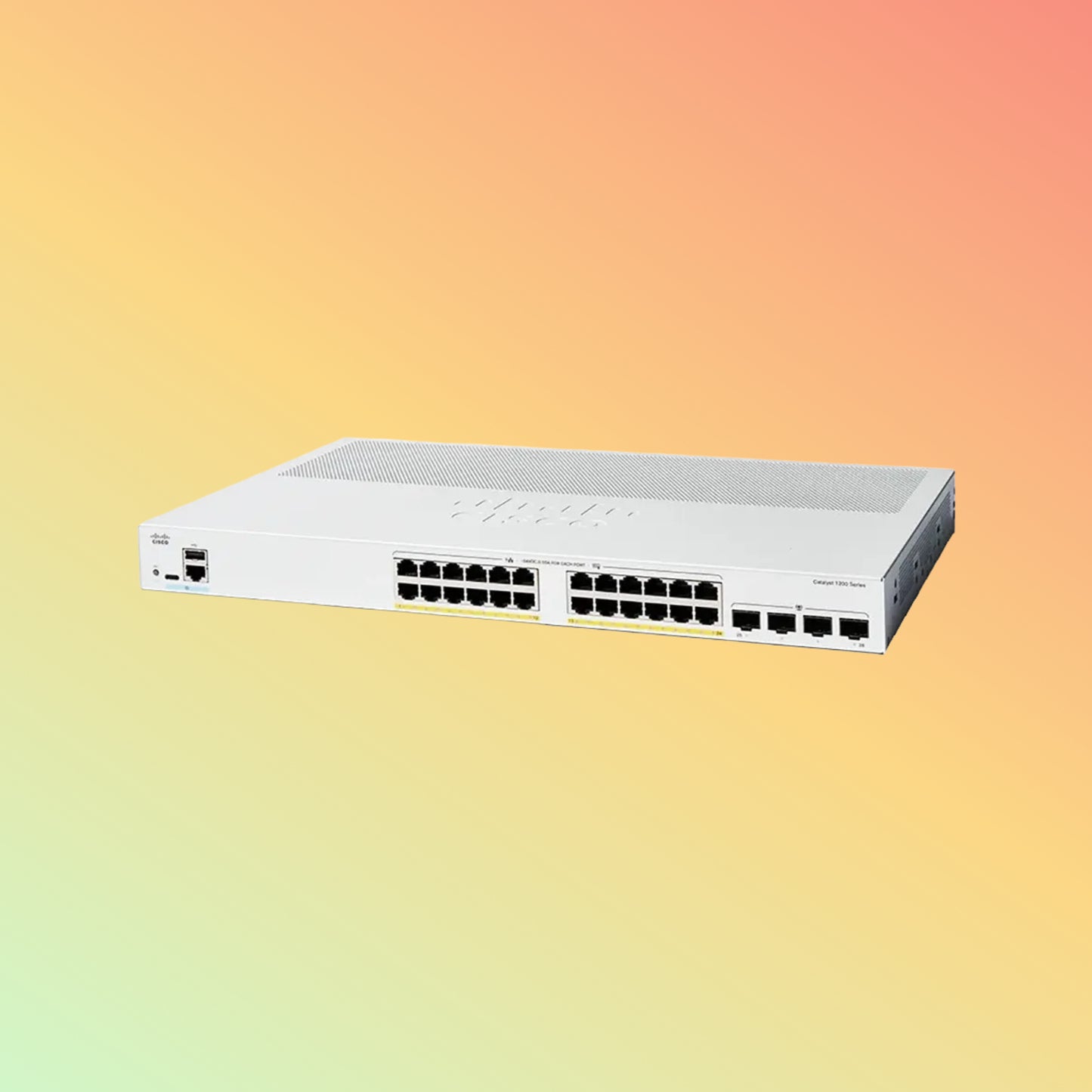 CISCO Catalyst C1200 – 128Gbps, 24xRJ45, 4xSFP, 375W PoE