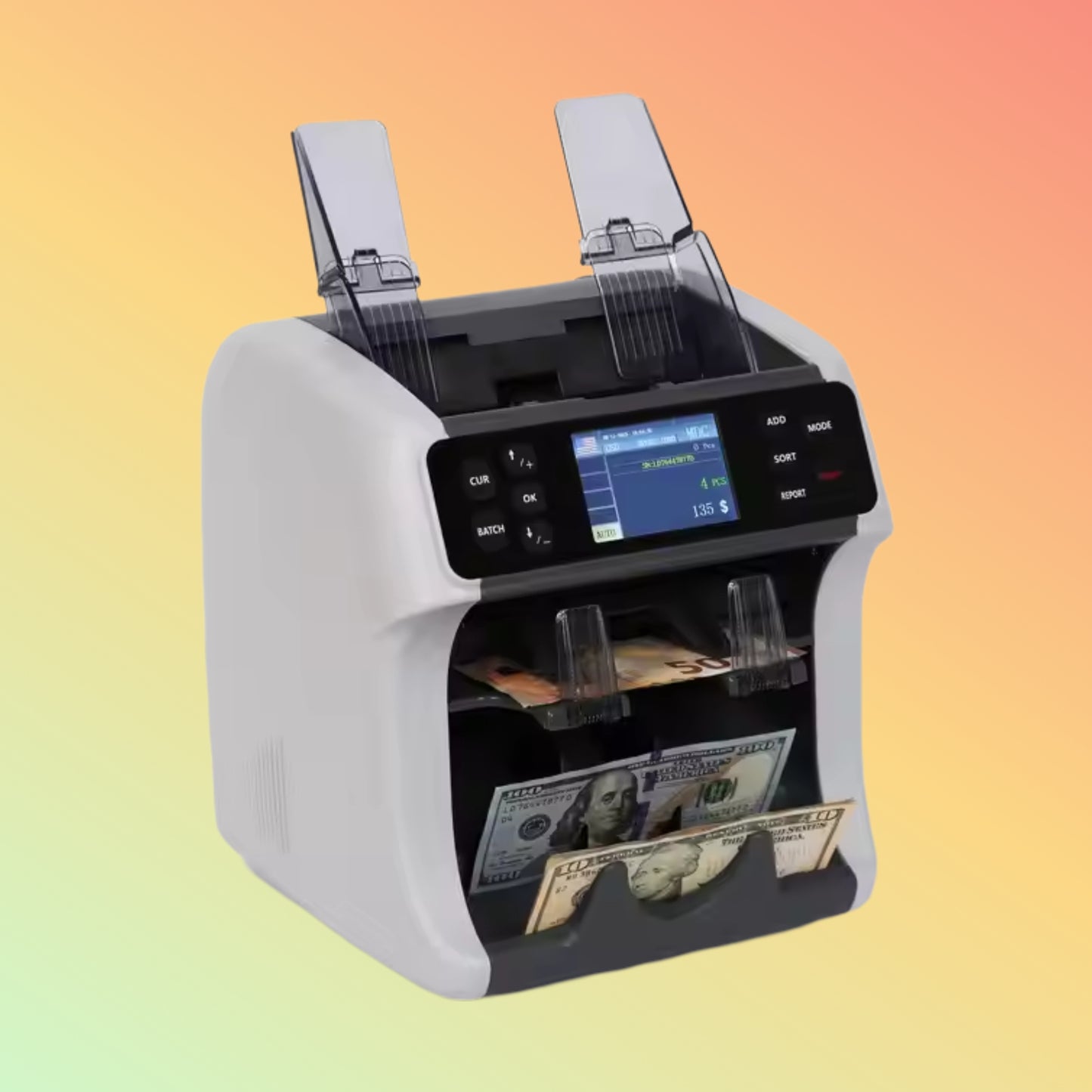 NUMEN SH-07C CIS: Mini Cash Machine - Quality Mixed Denomination Counter