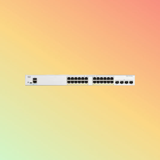 CISCO Catalyst C1300 – 56Gbps, 24xRJ45, 4xSFP, 375W PoE