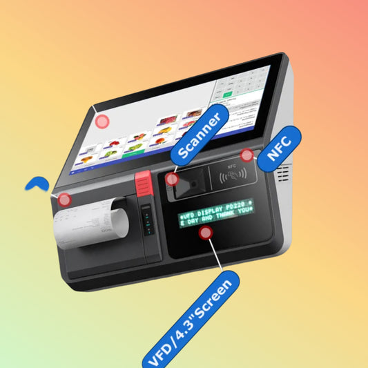 21.5-Inch Self-Service Payment & Ordering Kiosk with Touch Screen