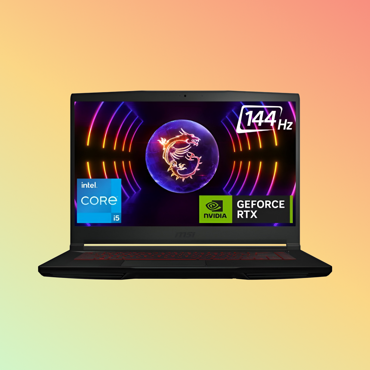 MSI THIN GF63-9S7-16R821-02 Core i5-12450H 8GB RAM 512GB SSD Black