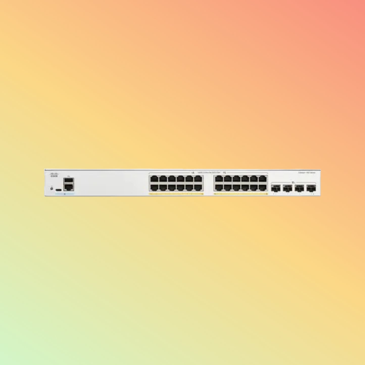 CISCO Catalyst C1300 – 36Gbps, 16xRJ45, 2xSFP, 120W PoE