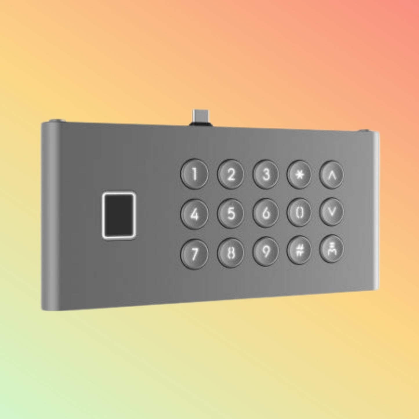 Hikvision DS-KDM9633-FKP Fingerprint & Keypad module of KD9633