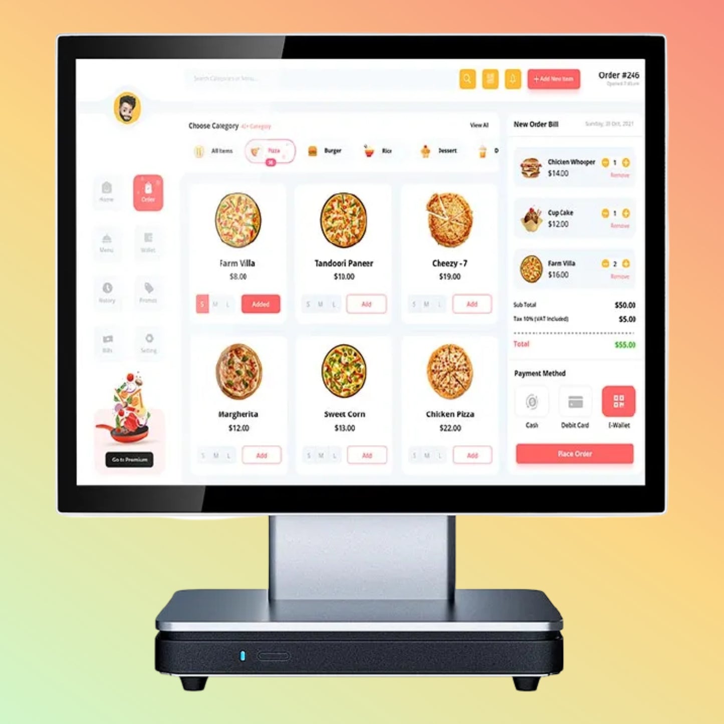 CARAVPOS - Retail pos software system restaurant computer cheap all in one cash register for restaurant sale Pos System