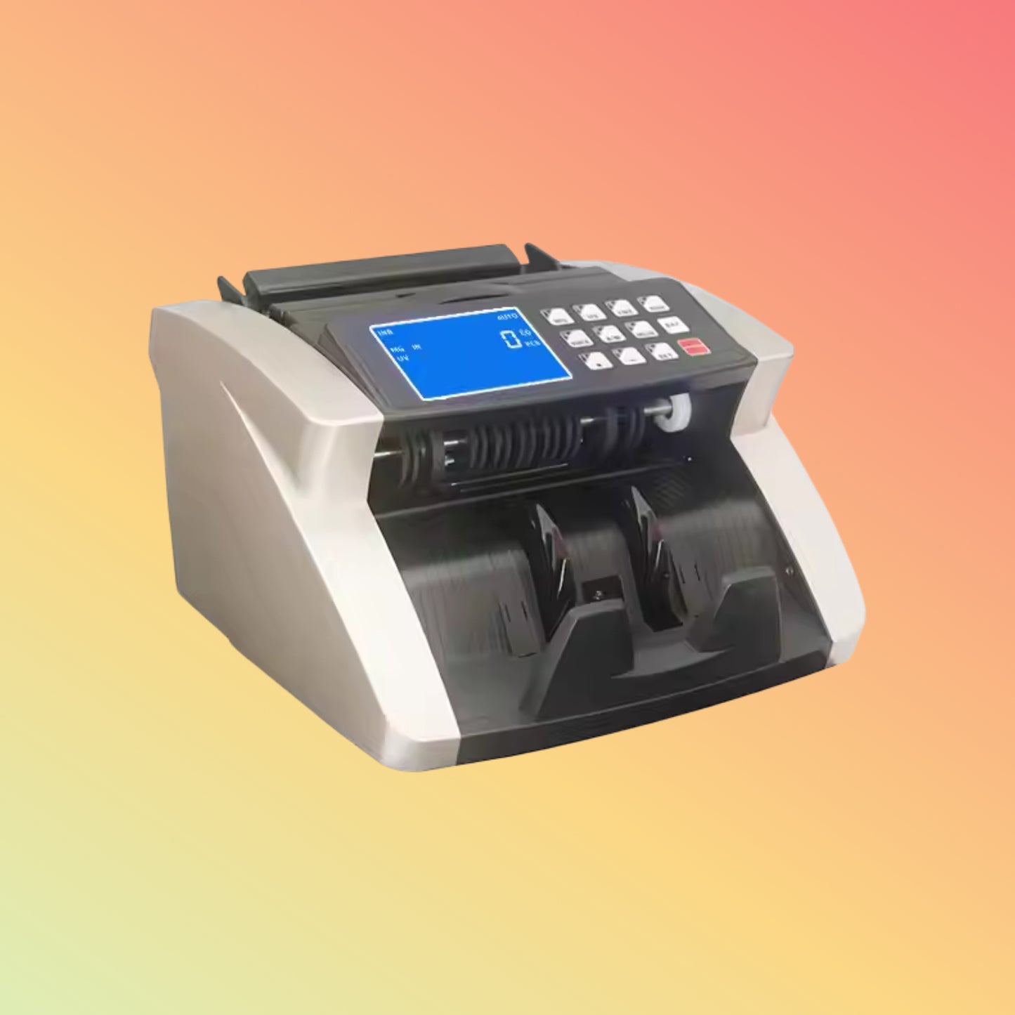 UN-21 Multi-Currency Money Counter with MG/UV/IR Fake Note Check