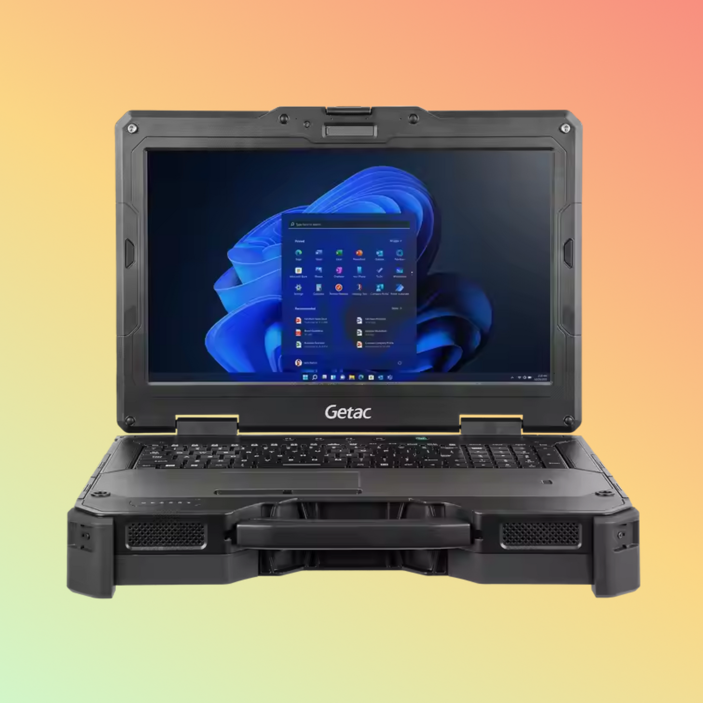 Getac S410 - 14-inch multi-touch rugged notebook for inside and outdoors, 13th generation Core i5 or i7