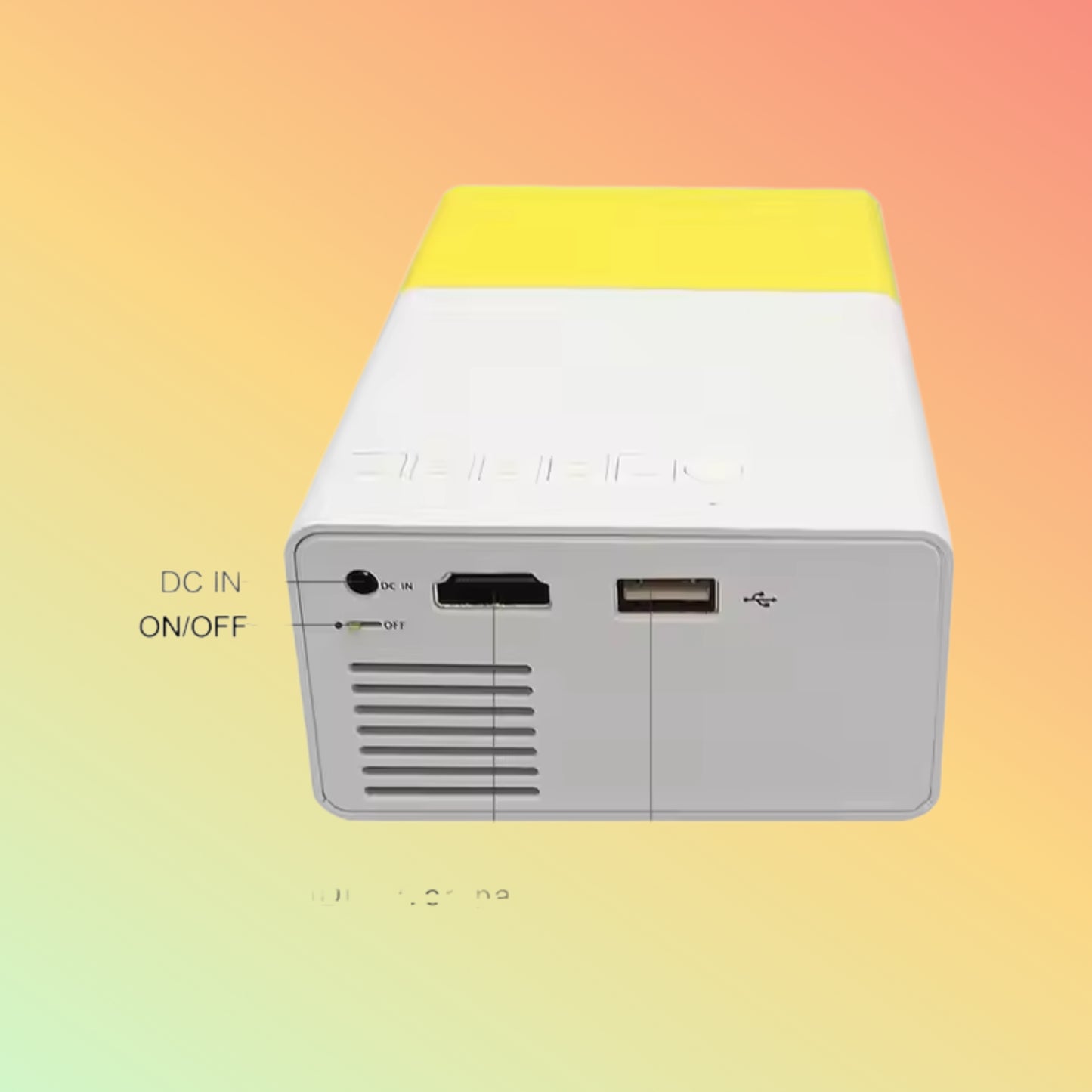 Ycstar CY200 Mini LED Projector HD Pocket 3D Home Cinema