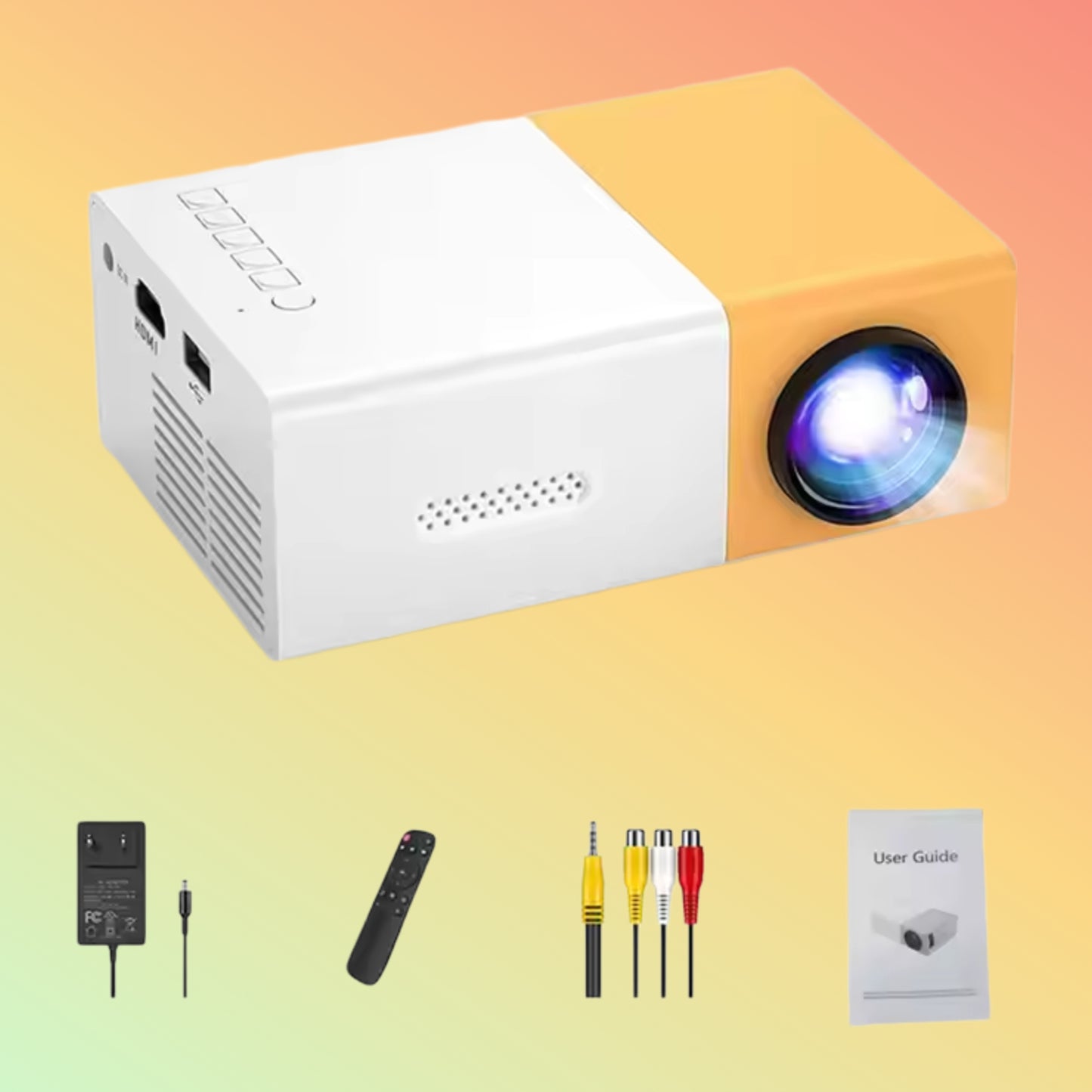 Ycstar CY200 Mini HD Smart Projector 4K Portable Wireless LED
