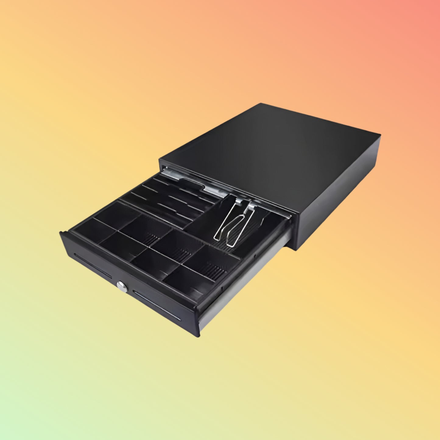 MAKAN Metal case manual cash register 350 size touch open pos cash drawer mini