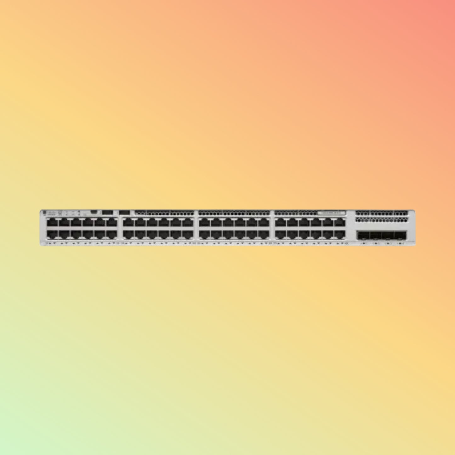 CISCO Catalyst C9200L Switch - 104 Gbps Switching Capacity, Throughput up to 154.76 Mpps, 48 x RJ45, 4 x uplinks, with Network Advantage