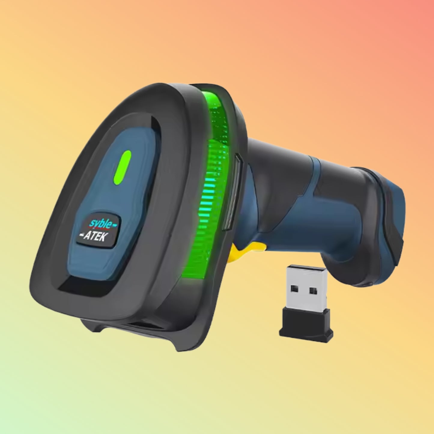 Syble AK-T500 1D/2D Wireless Barcode Scanner with USB & RS232