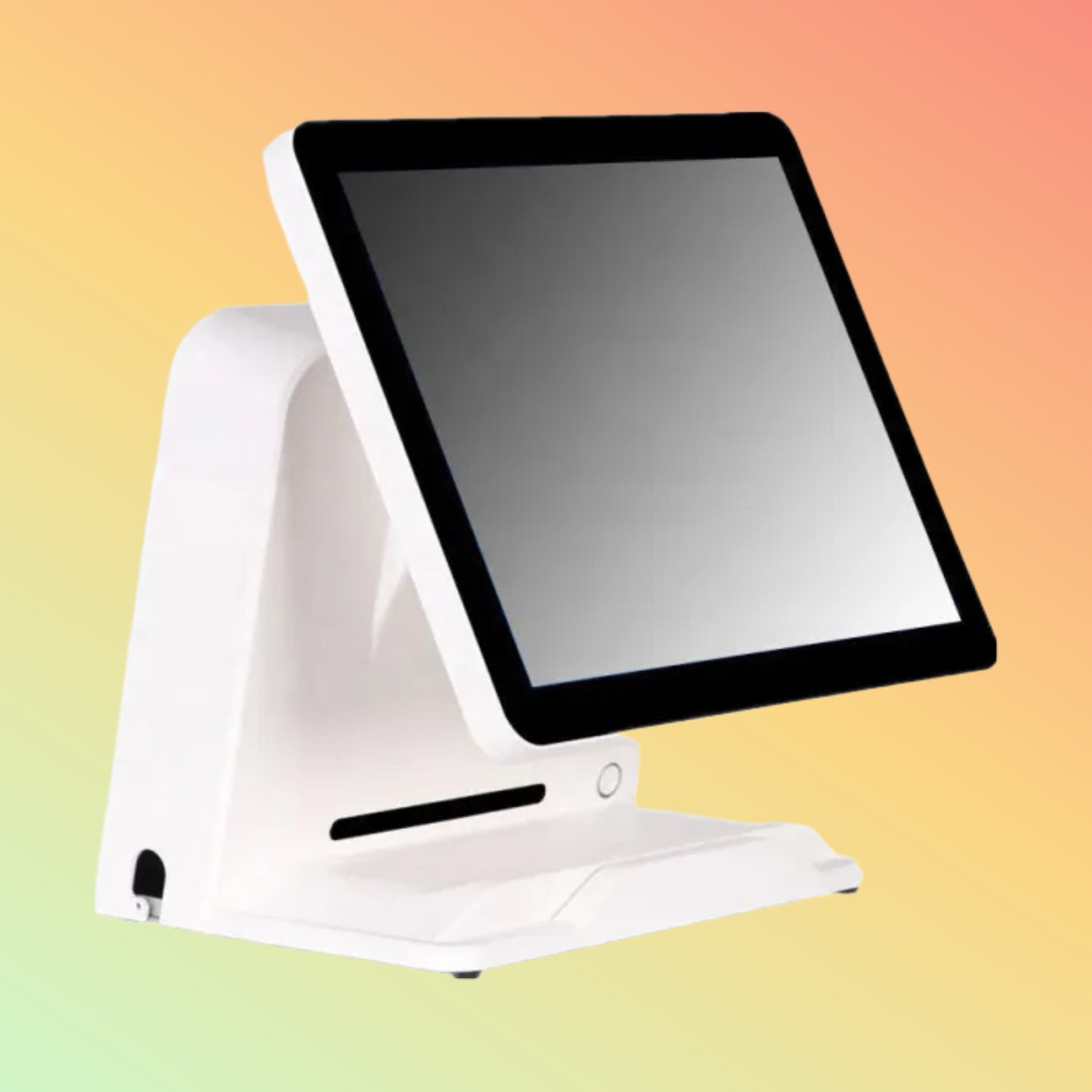 CARAVPOS - White Color 15 inch/17 inch PCAP Touchscreen Best POS System For Restaurant Windows epos Machine Pos System