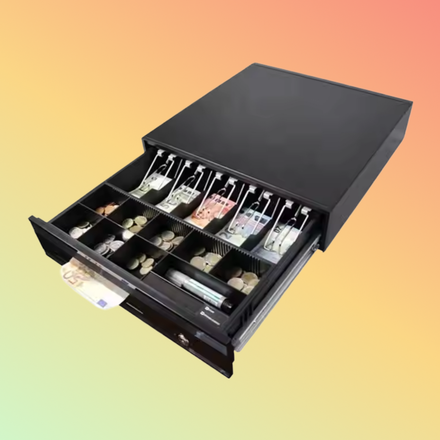 MAKEN 5Bill 8Coins Rj11 Electronic Payment Safe Pos Cash Drawer 410