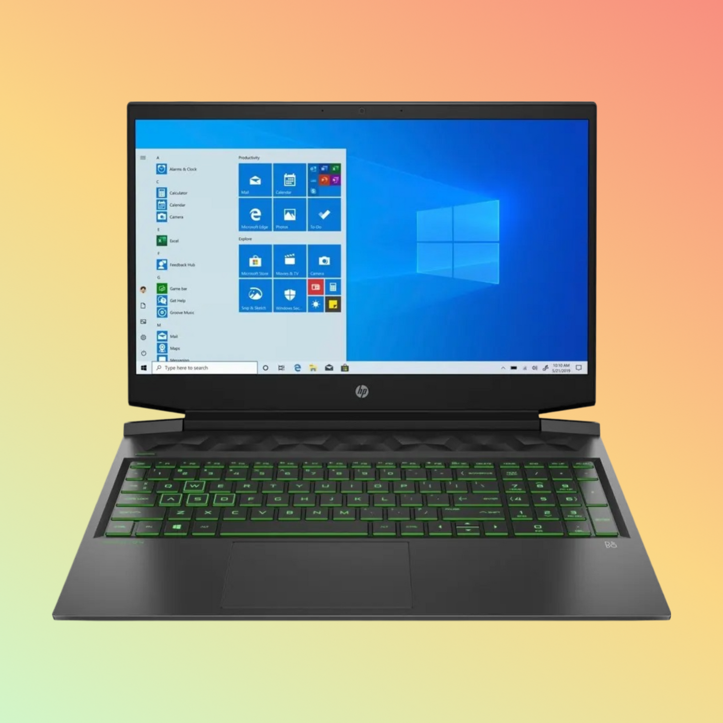 HP PAVILION 15-EC1073DX Gaming Laptop - AMD Ryzen 5-4600H, 8GB, 256GB SSD, NVIDIA GeForce GTX 1650 4GB, 15.6" FHD