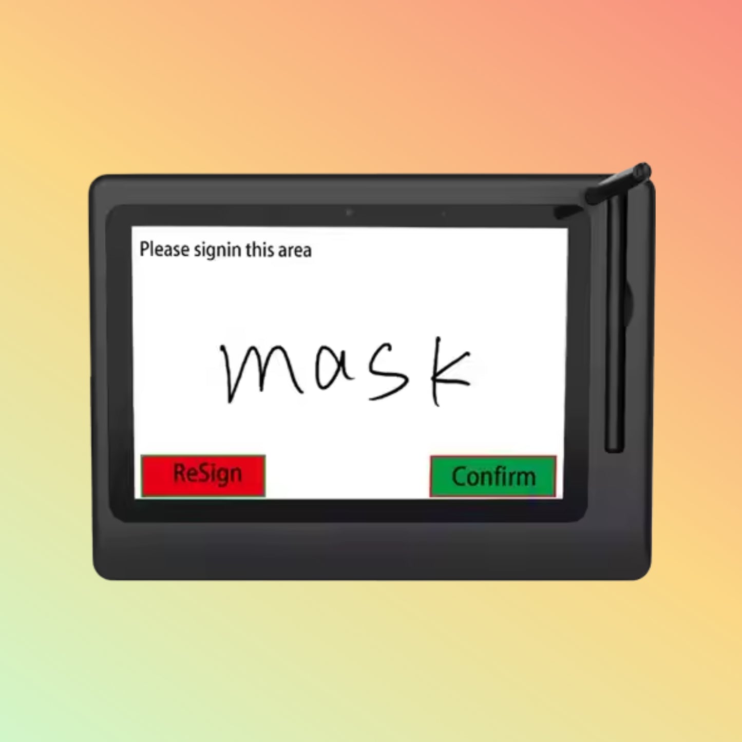 10.1 Inch Tablet Smart Electronic Signature Pad OEM Stylus Enterprise Paperless Electronic Contract for Banks Hotels Government